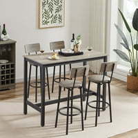 Blagovaonski blagovaonski Set, moderni kuhinjski stol i stolice za 4, 5 osoba, visina radne površine, blagovaonski set za kutak za