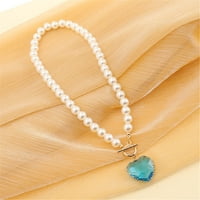 Prekrasne ogrlice Privjesak u obliku srca nova kreativna ogrlica modni san metalna prozirna ogrlica Ženski privjesak za nakit poklon