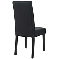 Vinilni Set Blagovaonskih stolica u crnoj boji