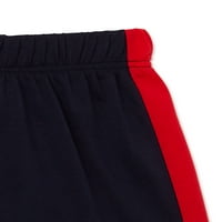 Izotoner Dječaci vrh kratkih rukava i kratke hlače pidžama set za spavanje, 2-komad, veličine 4-14